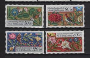 Berlin (1985) Yv. 704/07 / Flowers