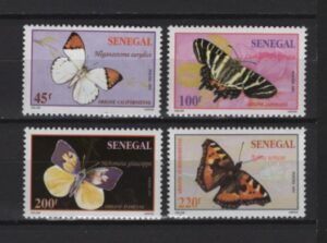 Senegal (1995) Yv. 1161/64 / Butterflies