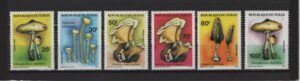 Tchad (1985) Yv. 478/83 / Mushrooms