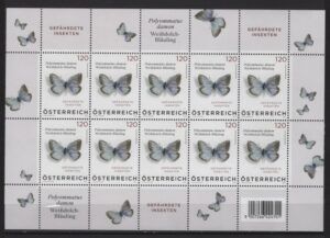 Austria (2025) MS / Butterfly