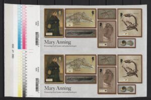 UK (2024) Block Pair / Mary Anning - Paleontologist