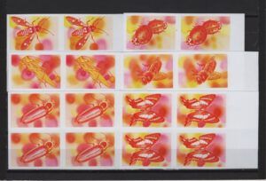 Guinea (1973) Yv. 494/99 - Color Proof Block of 4 / Insects