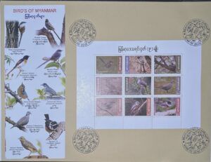Myanmar (2025) FDC / Birds