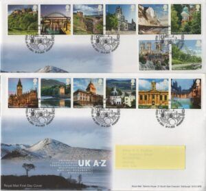 UK (2004) FDC (2) / A to Z
