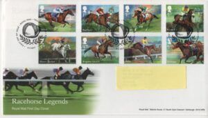 UK (2017) FDC / Racehorse Legends