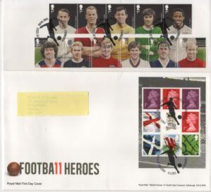 UK (2013) FDC (2) / Football Heroes