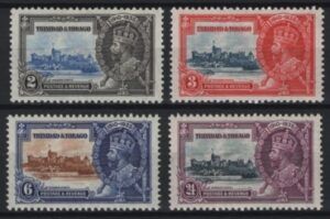 Trinidad & Tobago (1935) Mi. 124/27 / Silver Jubilee