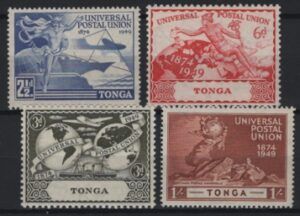 Tonga (1949) Mi. 87/90 / UPU
