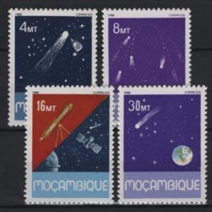 Mozambique (1986) Mi. 1046/49 / Halley Comet