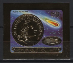 Guinea (1986) Mi. 1114B - Imperforated / Halley Comet