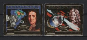 Centrafricaine (1986) Mi. 1247A/48A / Halley Comet