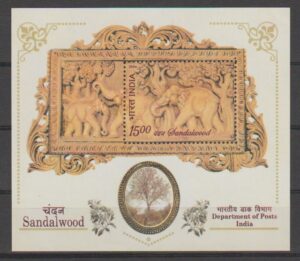 India (2006) Mi. Bl. 39 / Sandalwood