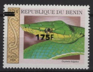Benin (2005) Mi. 1391 - Overprint / Snake
