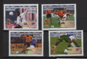 Ivory Coast (2001) Yv. 1083/86 / Football