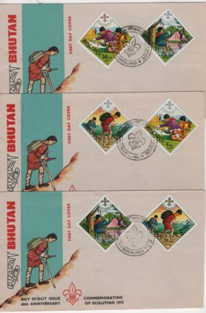 Bhutan (1972) FDC (3) / Scouting