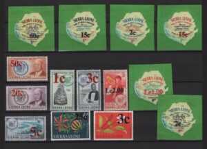 Sierra Leone (1965) Mi. 302/15 / Overprints