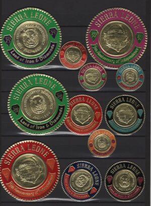 Sierra Leone (1966) Set / Gold Coins