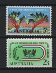 Australia (1962) Mi. 321/22 / Commonwealth Games