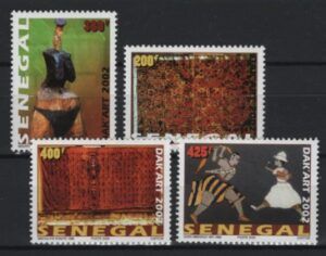 Senegal (2002) Mi. 1986/89 / Dak'Art