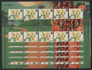 Cambodia (2026) MS (5) / Flowers