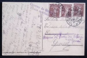 Switzerland (1918) Postcard / Orzens to St. Jean