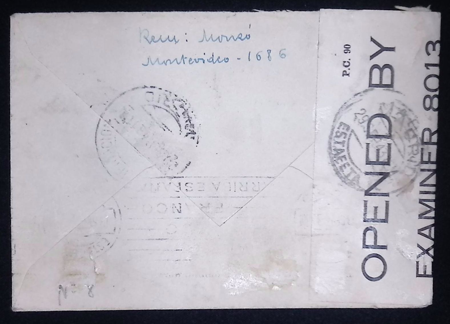 Argentina (1943) Cover / Buenos Aires to Madrid (Spain) - Image 2
