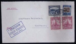 Colombia (1935) Cover / Bogota to Schaffhausen (Switzerland)