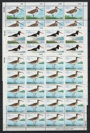 Faroe (1977) MS (3) / Birds