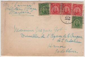 Philippines (1931) Cover / Manila to Hanoi (Indochine)