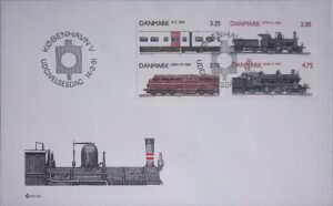 Denmark (1991) FDC / Trains