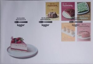 Denmark (2021) FDC / Cakes