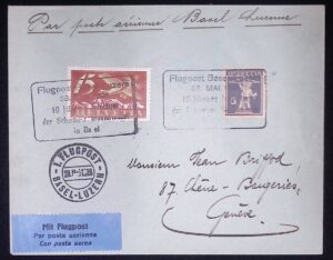 Switzerland (1926) Cover / Basel-Luzern to Geneve
