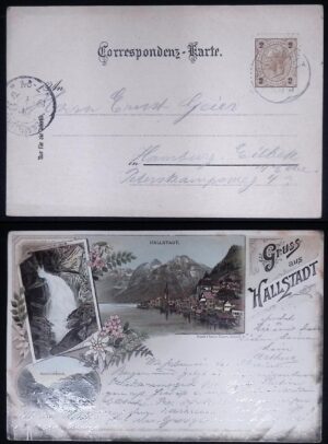 Austria (1894) Gruss aus Litho Postcard / Schneekoppe
