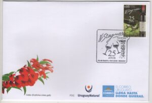 Uruguay (2025) FDC / Wine